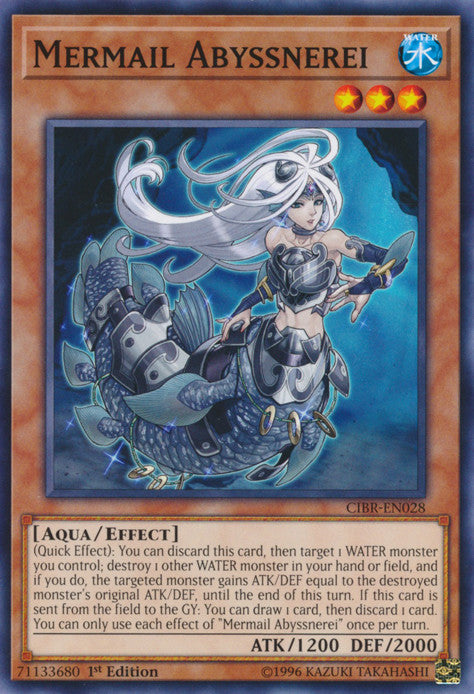 Mermail Abyssnerei (CIBR-EN028) Common - Near Mint 1st Edition