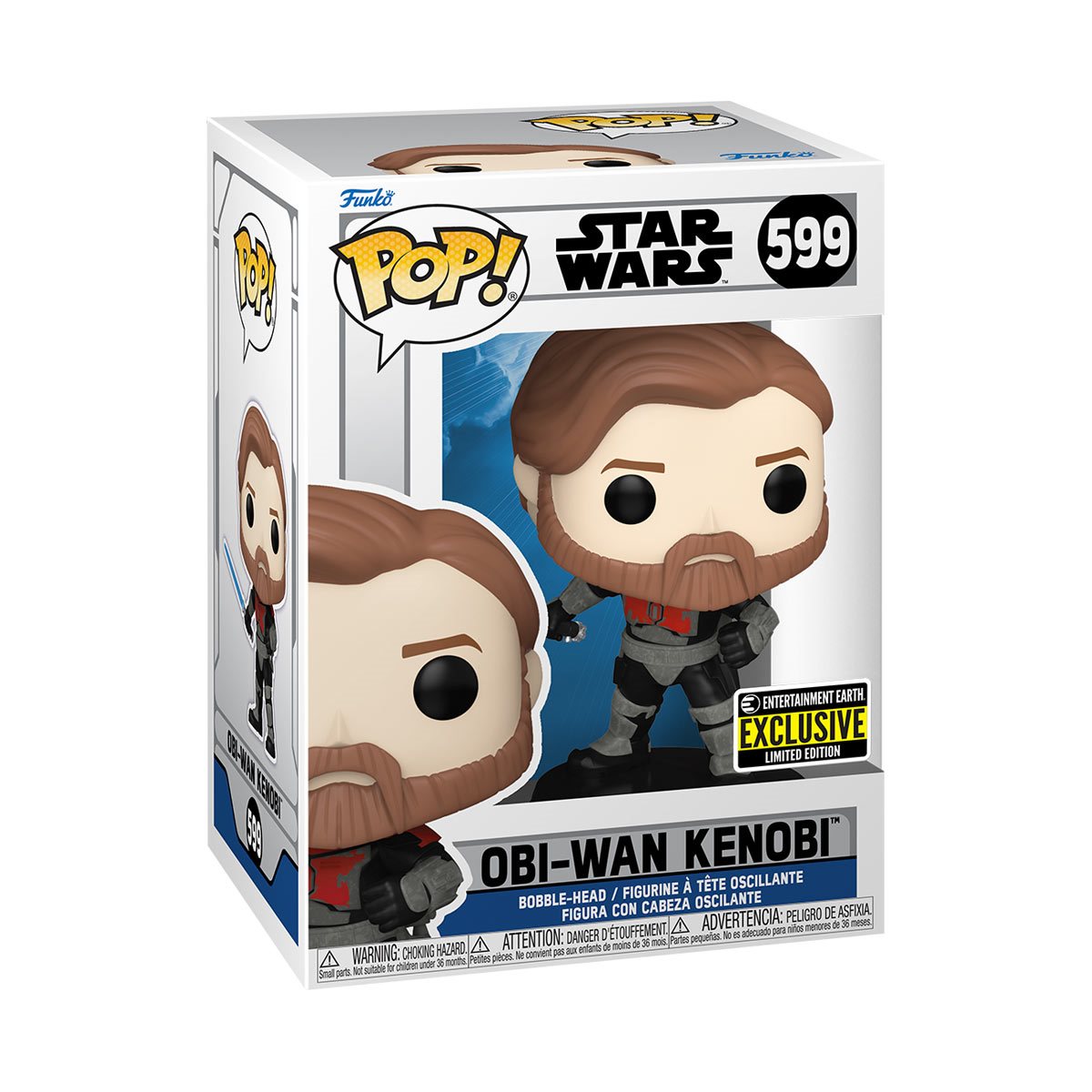 POP Figure: Star Wars Clone Wars #0599 - Obi-Wan Kenobi (EE)