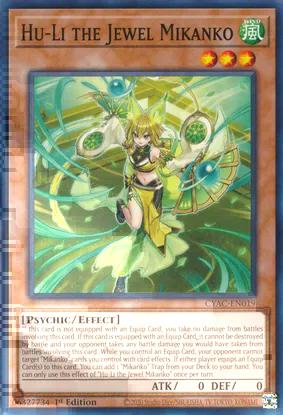 Hu-Li the Jewel Mikanko (CYAC-EN019) Common - Near Mint 1st Edition