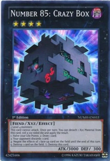 Number 85: Crazy Box (NUMH-EN033) 1st Edition Super Rare - Near Mint