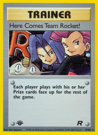Here Comes Team Rocket (15/82) Heavy Play