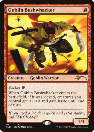 Goblin Bushwhacker (SLD-R-017)