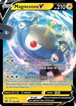 Magnezone V - 056/196 (SWSH11) Ultra Rare - Near Mint Holofoil