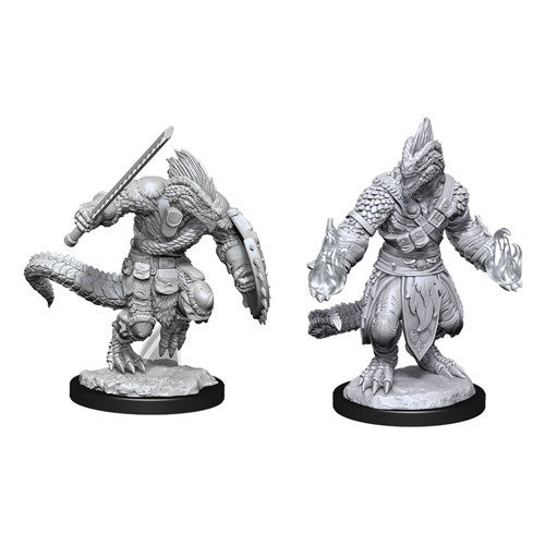 D&D: Nolzur's Marvelous Miniatures - Lizardfolk Barbarian and Cleric (90308)