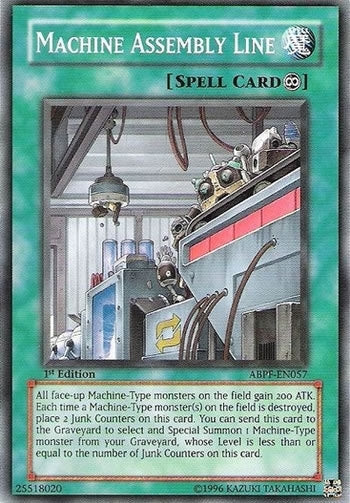 Machine Assembly Line (ABPF-EN057) Common - Near Mint 1st Edition