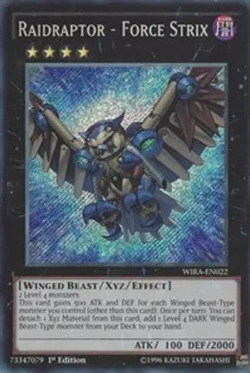 Raidraptor - Force Strix (WIRA-EN022) Secret Rare 1st Edition