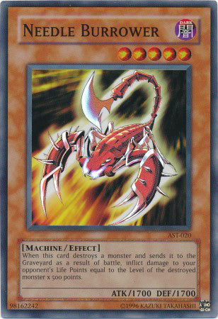 Needle Burrower (AST-020) Super Rare - Near Mint Unlimited