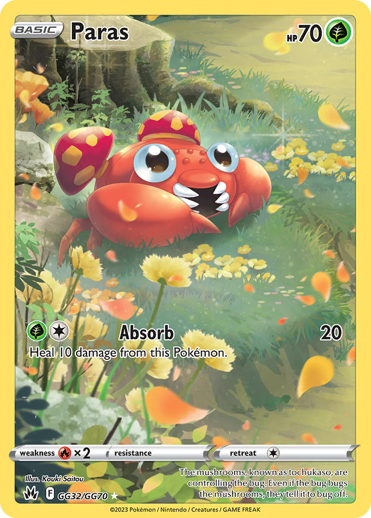 Paras - GG32/GG70 (CRZ:GG) Holo Rare - Near Mint Holofoil