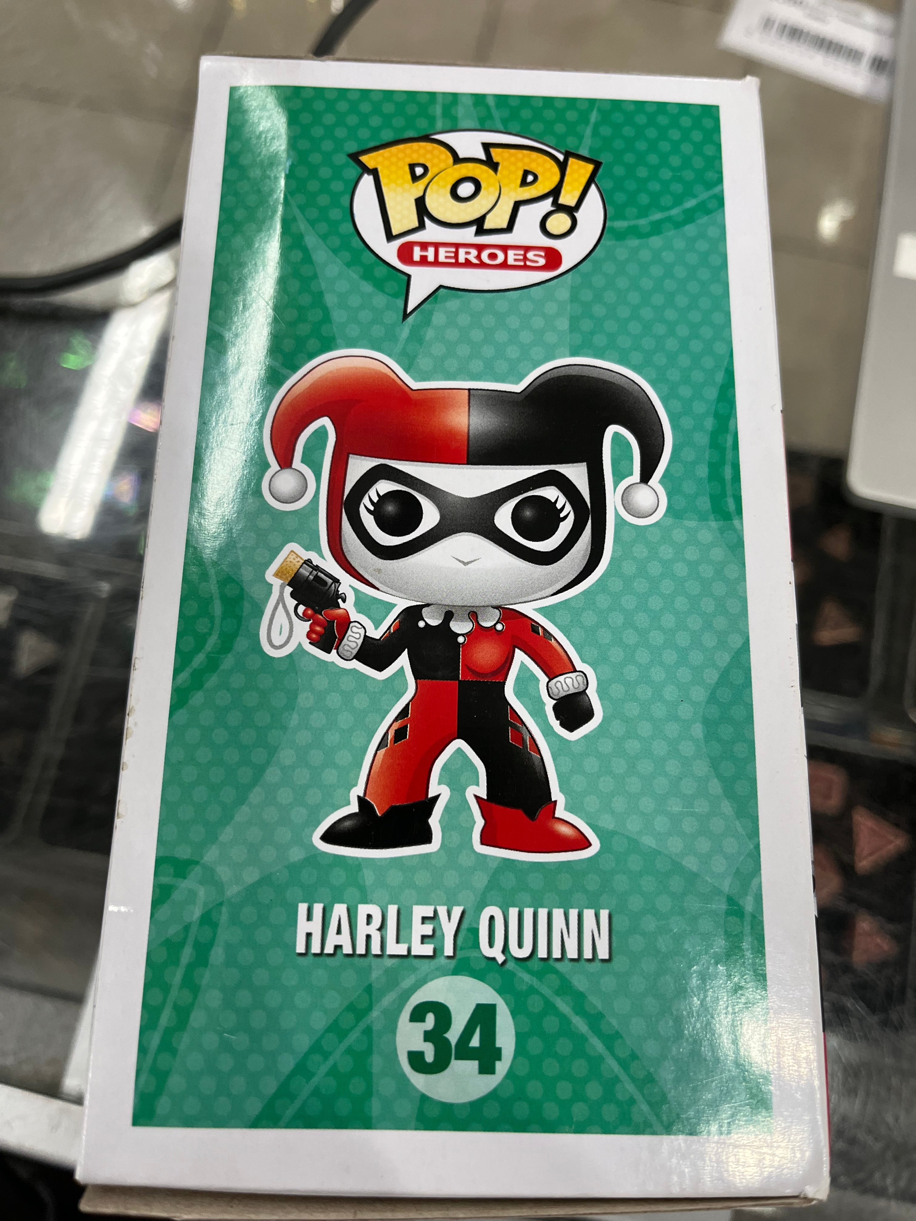 POP Figure: DC #0034 - Harley Quinn (PX) (Glow) (Light Box Damage)