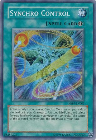 Synchro Control (ABPF-EN062) Super Rare - Near Mint Unlimited