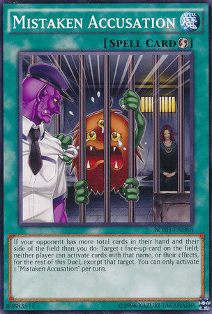 Mistaken Accusation (BOSH-EN068) Common - Near Mint Unlimited