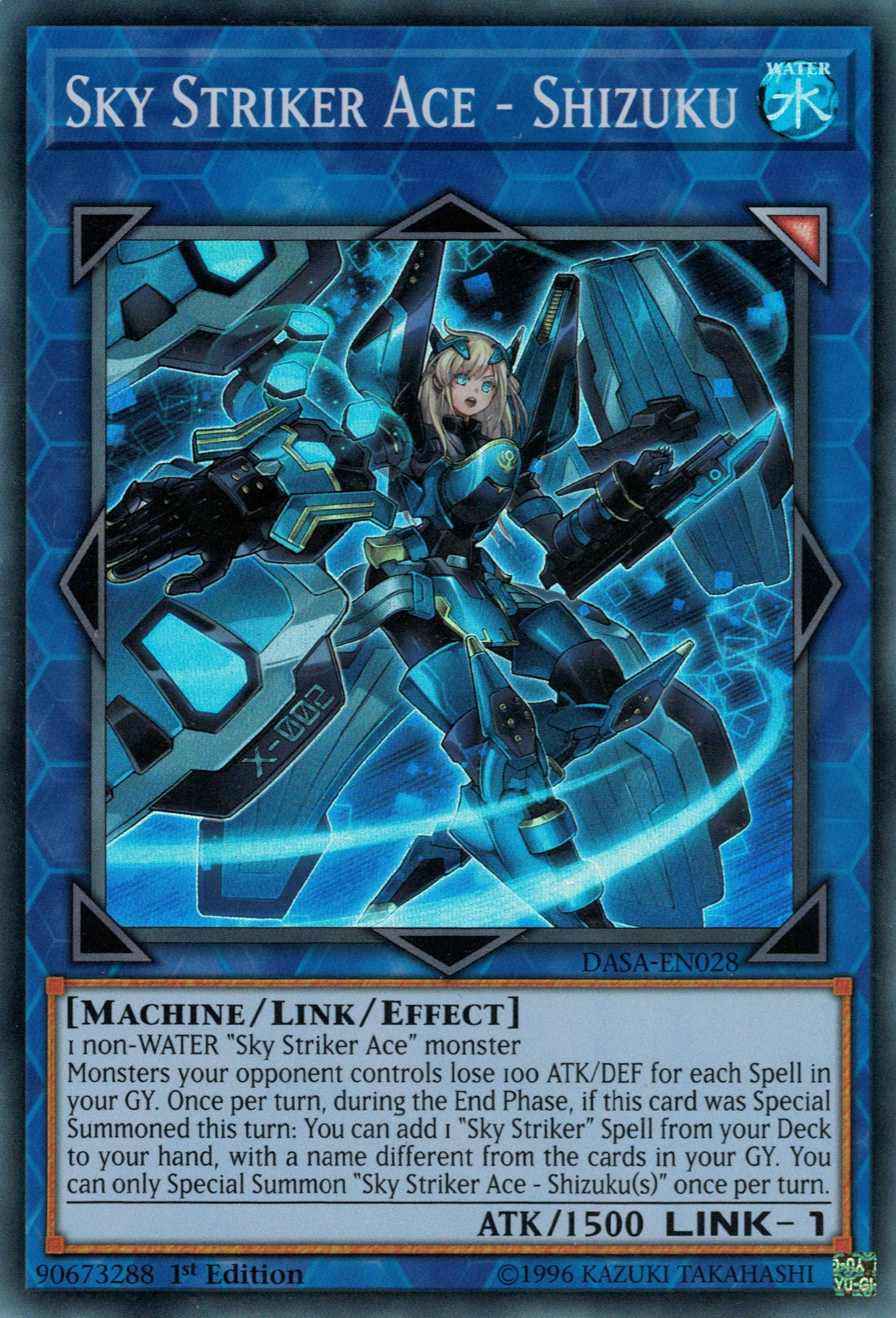 Sky Striker Ace-Shizuku (DASA-EN028) 1st Edition