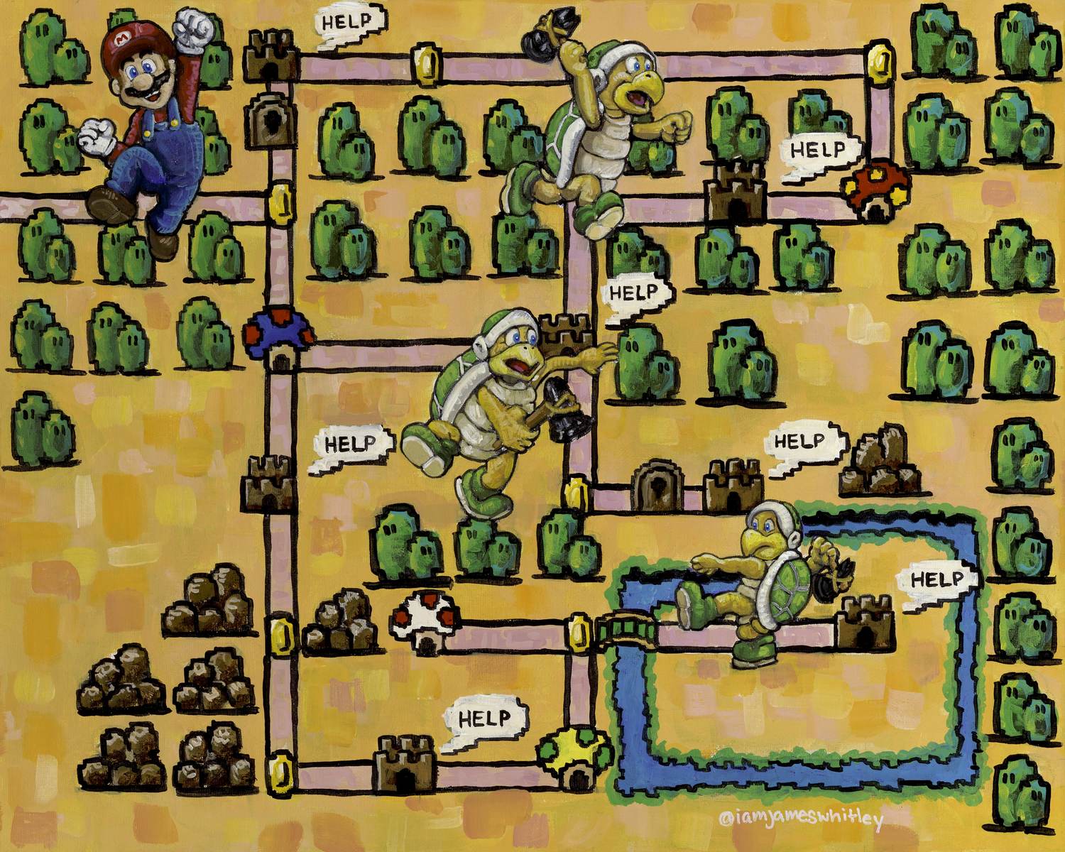 James Whitley Print: The Great Commision "Matthew 28:19-20"