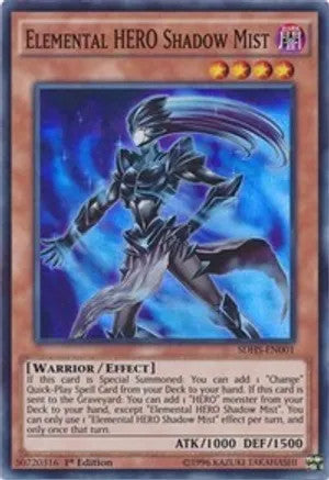 Elemental Hero Shadow Mist (SDHS-EN001) - Near Mint Unlimited