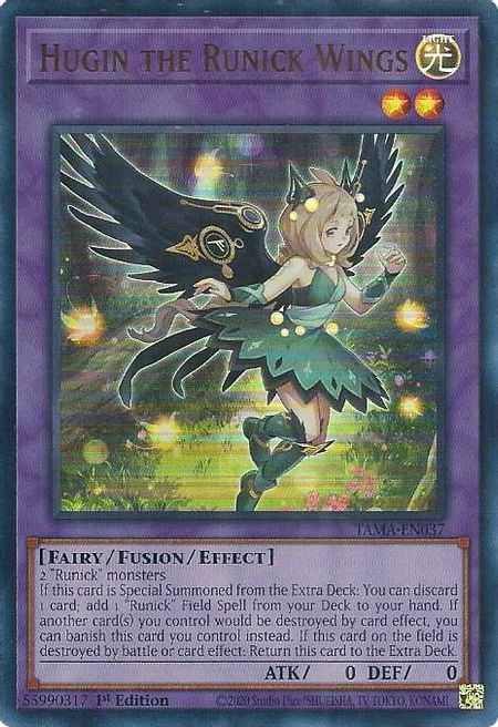 Hugin The Runick Wings (TAMA-EN037) 1st Edition