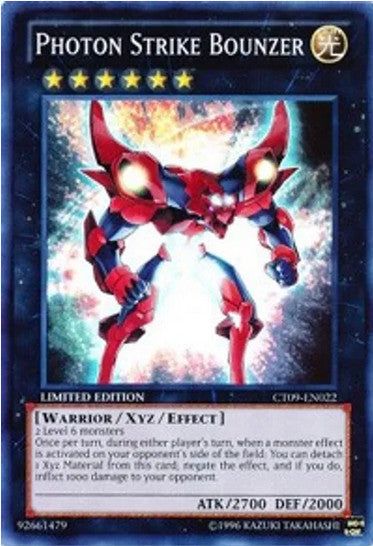 Photon Strike Bounzer (CT09-EN022) Super Rare - Near Mint Limited Edition