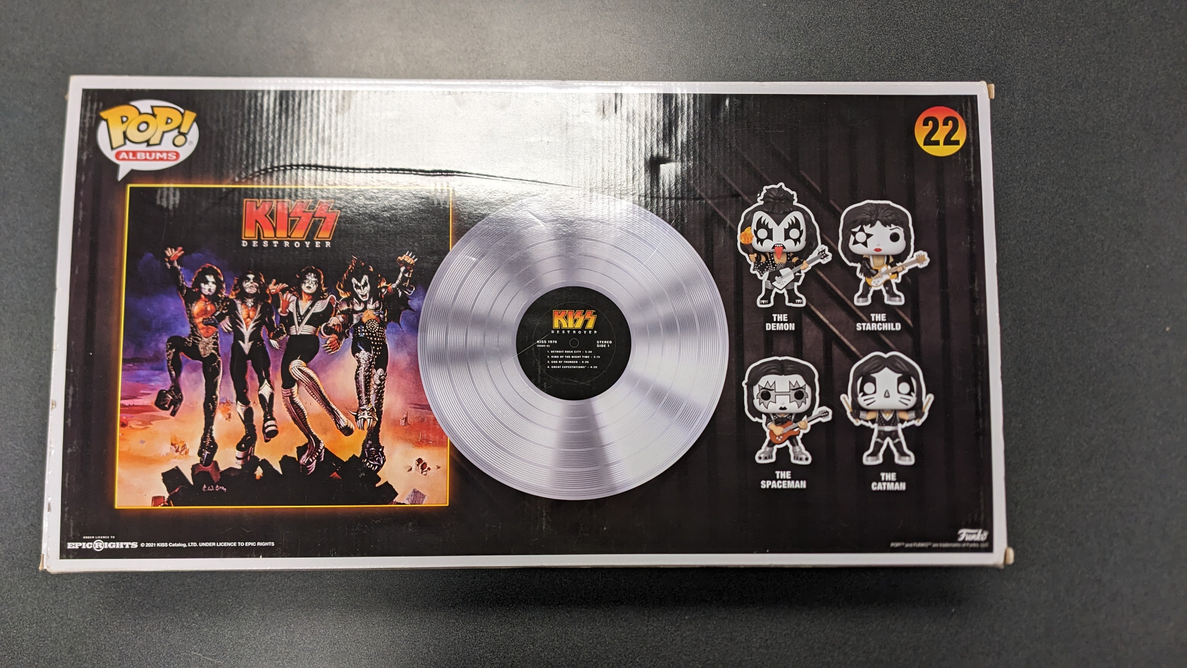 POP Figure Cover: Kiss #0022- Destroyer (Walmart 2021 Exclusive) (Damaged Box)