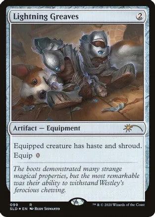 Lightning Greaves (SLD-R-FOIL)