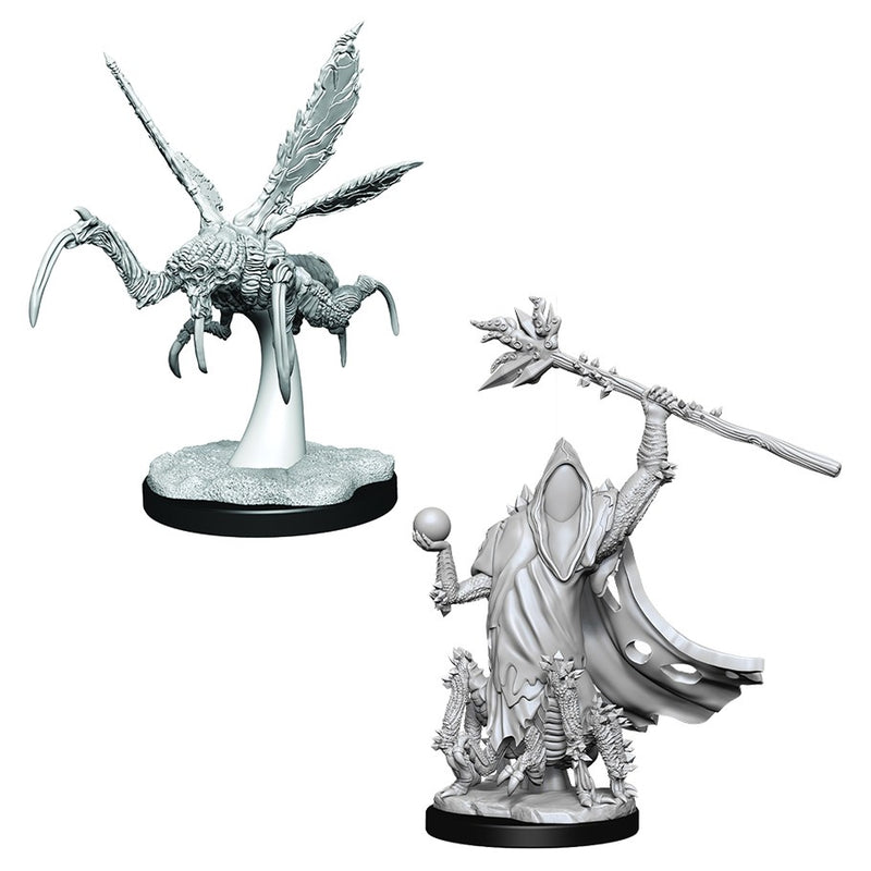 Critical Role: Unpainted Miniatures - Core Spawn Emissary and Seer W1