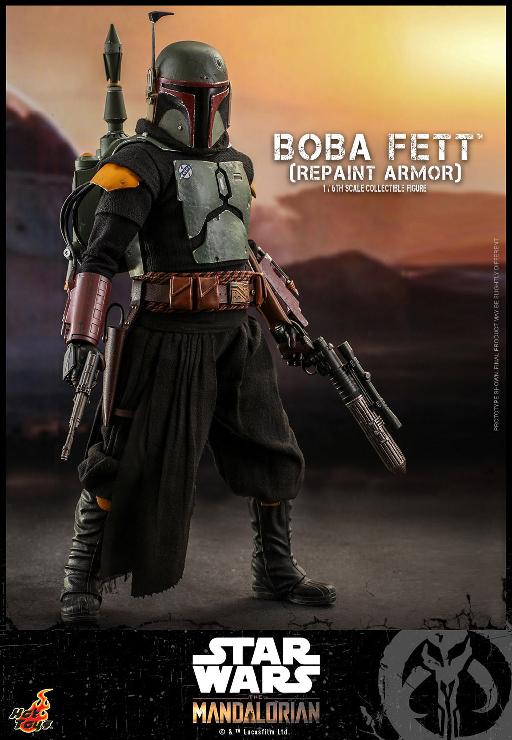 Hot Toys: Star Wars The Mandolorian - Boba Fett Sixth Scale Figure (Repaint Armor)