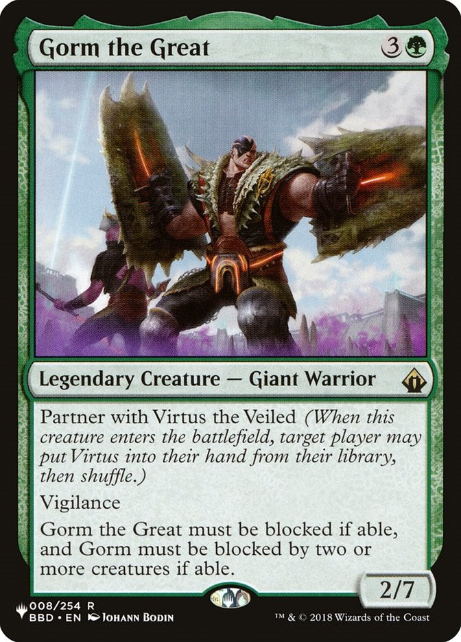 Gorm the Great (BBD-R-LIST)