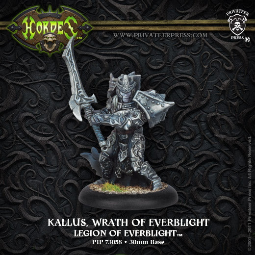 Hordes: Legion - Kallus, Wrath of Everblight, Warlock (Metal)