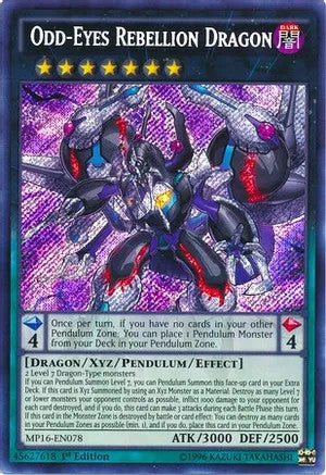 Odd-Eyes Rebellion Dragon (MP16-EN078)