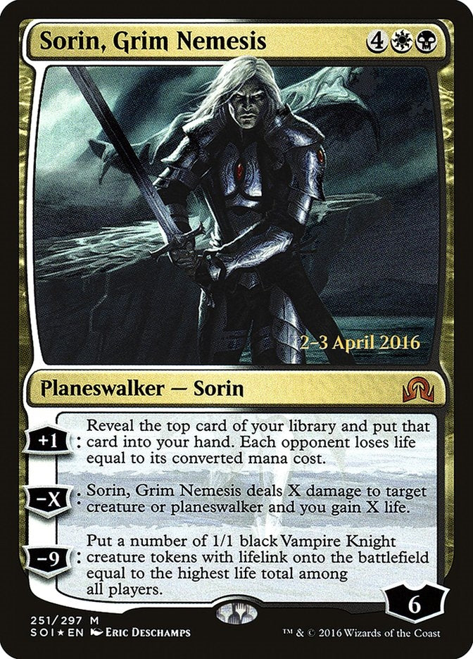 Sorin, Grim Nemesis (SOI-M-PRE)