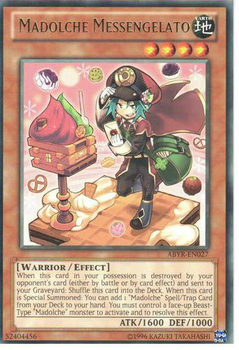 Madolche Messengelato (ABYR-EN027) Rare - Near Mint Unlimited