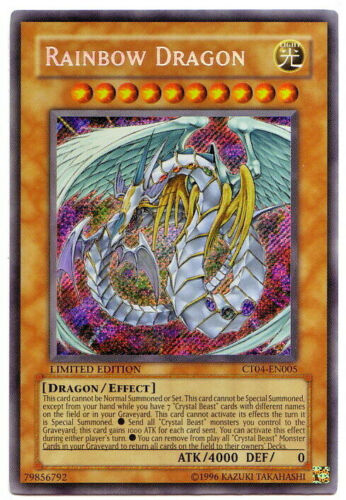 Rainbow Dragon (CT04-EN005) Secret Rare Limited Edition