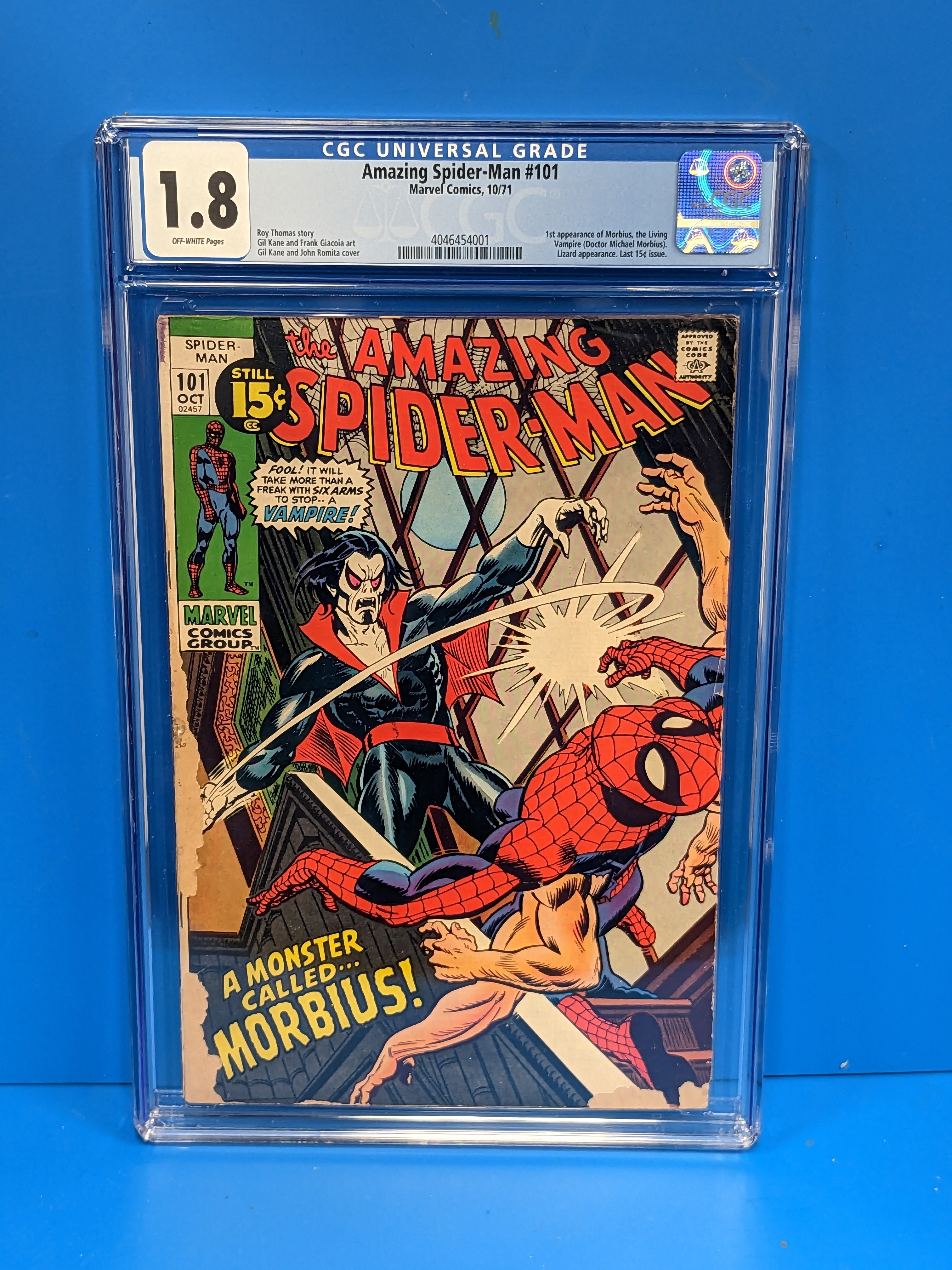 Amazing Spider-Man (1963 Series) #101 (CGC 1.8) 1st App. of Morbius the Living Vampire