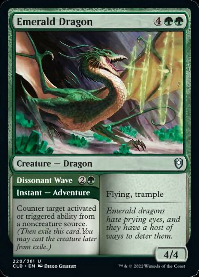 Emerald Dragon // Dissonant Wave (CLB-U)