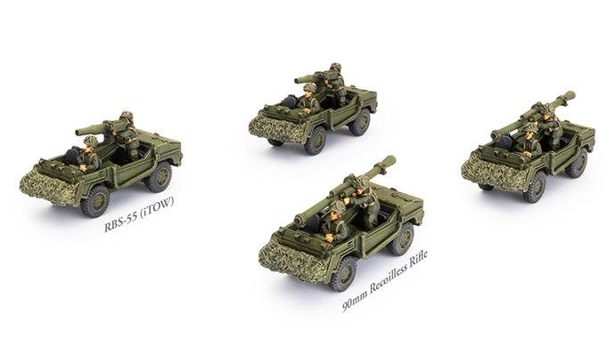 Flames of War: Team Yankee WW3: Swedish (TSW120) - Pvpjtgb 1111 Platoon (x4)