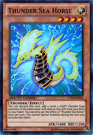 Thunder Sea Horse (CT10-EN016) Limited Edition