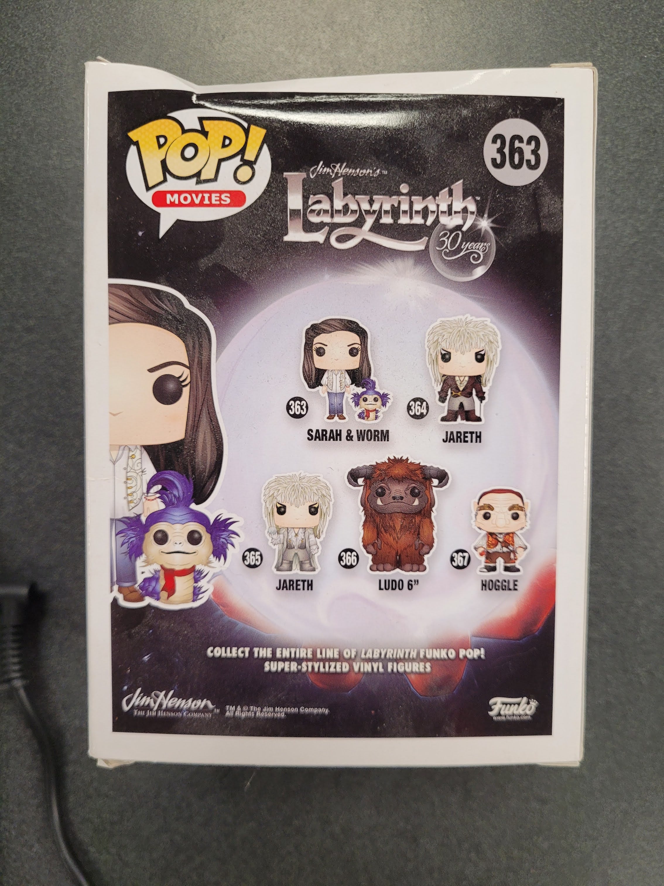 POP Figure: Labyrinth #0363 - Sarah & Worm (Damaged Box)