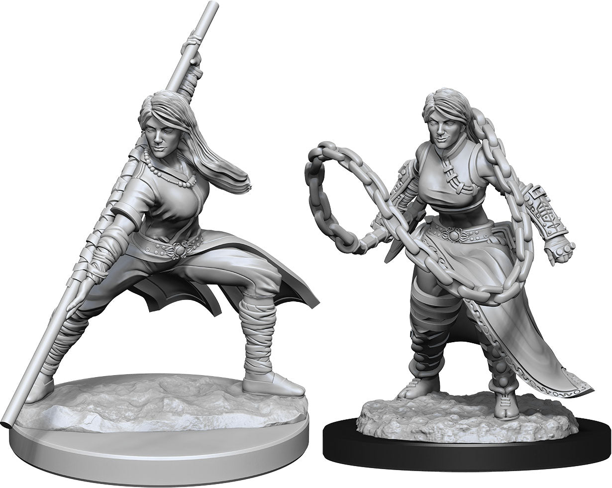 D&D: Nolzur's Marvelous Miniatures - Human Monk Female (90225)