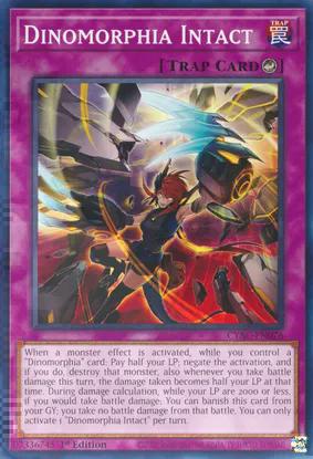 Dinomorphia Intact (CYAC-EN076) Common - Near Mint 1st Edition