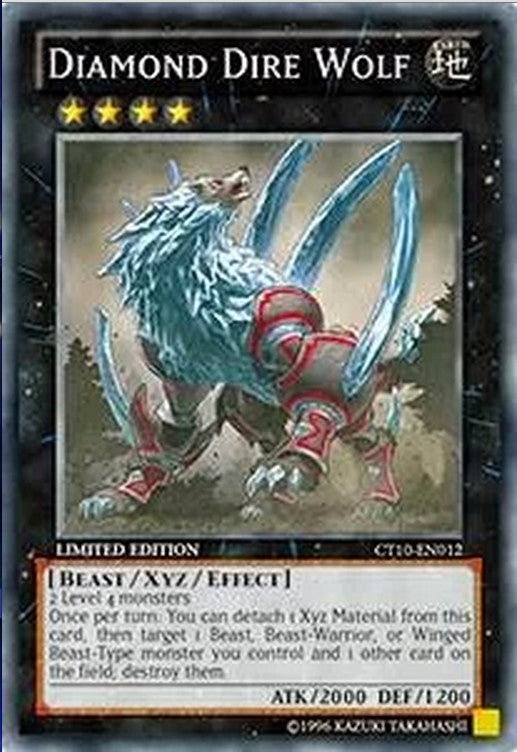 Diamond Dire Wolf (CT10-EN012) Limited Edition