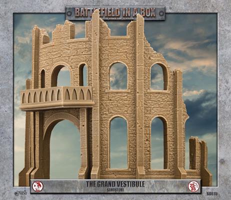 Battlefield in a Box (BB615) - Gothic Battlefields: The Grand Vestibule - Sandstone 30mm