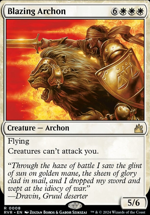 Blazing Archon [#0008] (RVR-R)