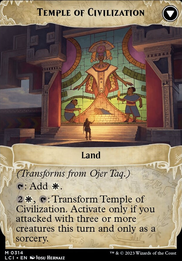 Ojer Taq, Deepest Foundation // Temple of Civilization [#0314 Showcase] (LCI-M)