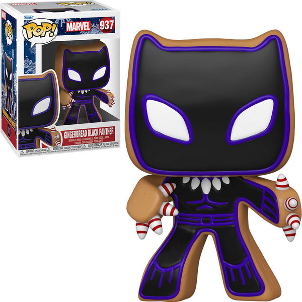 POP Figure: Marvel Holiday #0937 - Gingerbread Black Panther