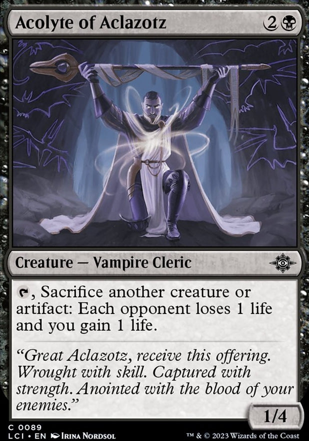 Acolyte of Aclazotz [