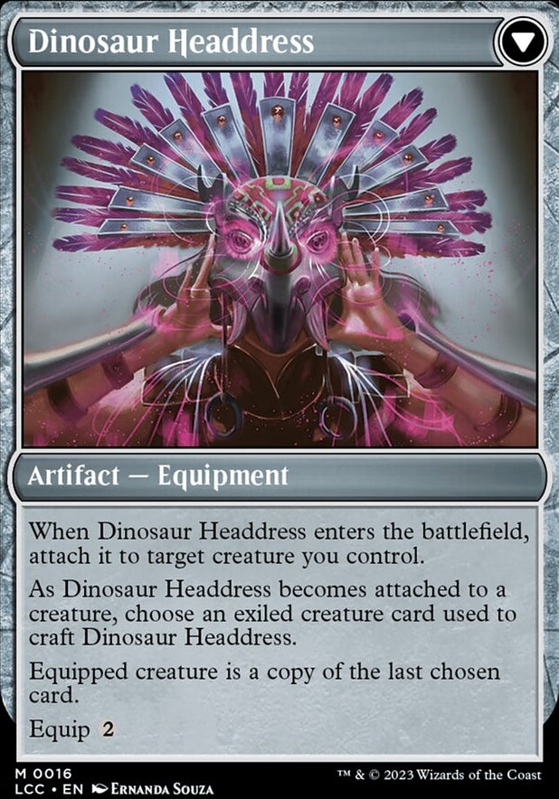 Paleontologist's Pick-Axe // Dinosaur Headdress [#0016] (LCC-M)