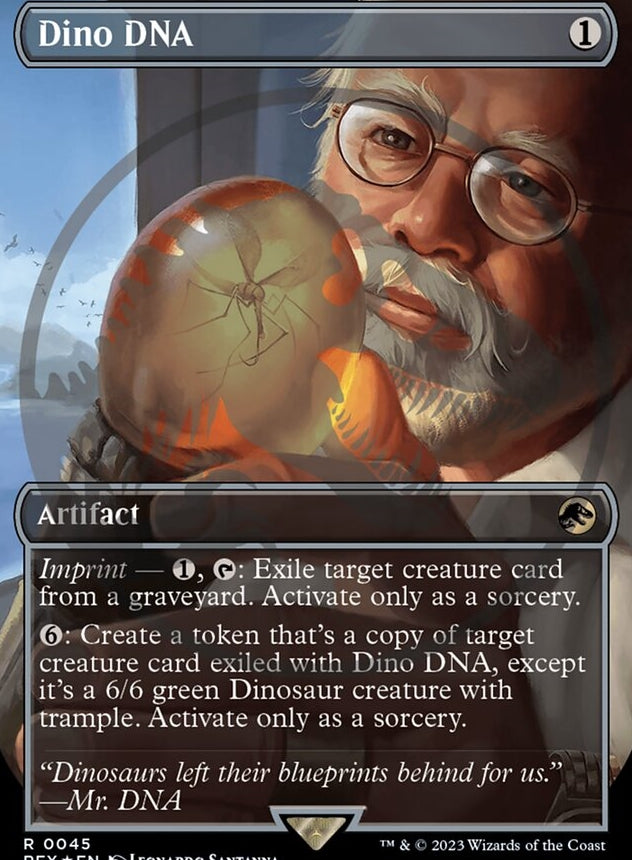 Dino DNA [#0045 Embossed Foil] (REX-R)