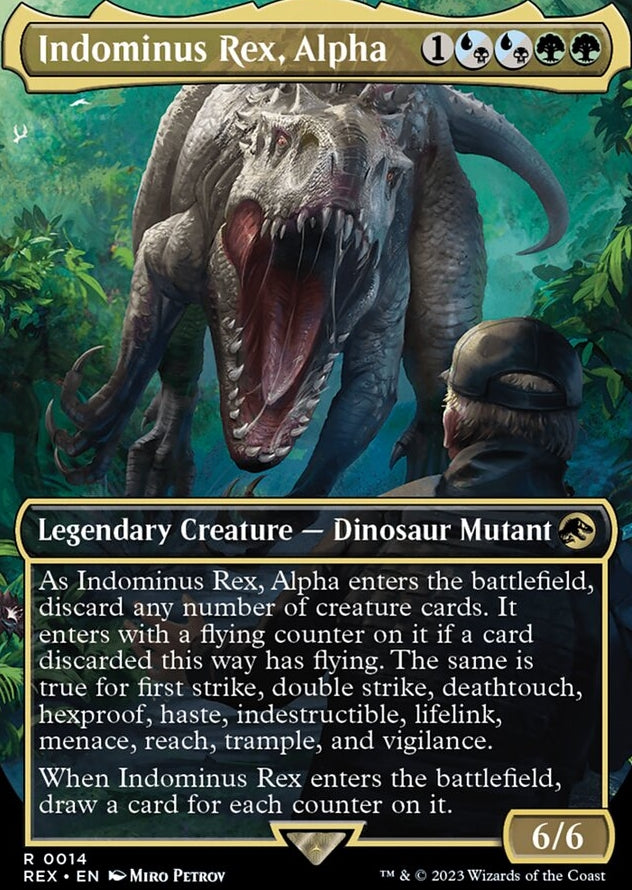 Indominus Rex, Alpha [#0014 Borderless] (REX-R)