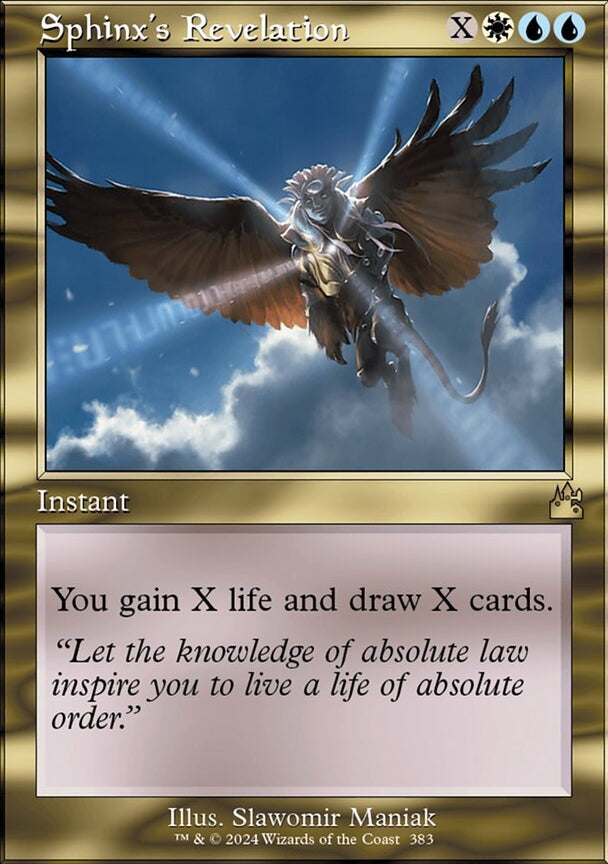 Sphinx's Revelation [#0383 Retro Frame] (RVR-R)