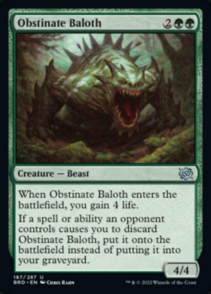 Obstinate Baloth (BRO-U)