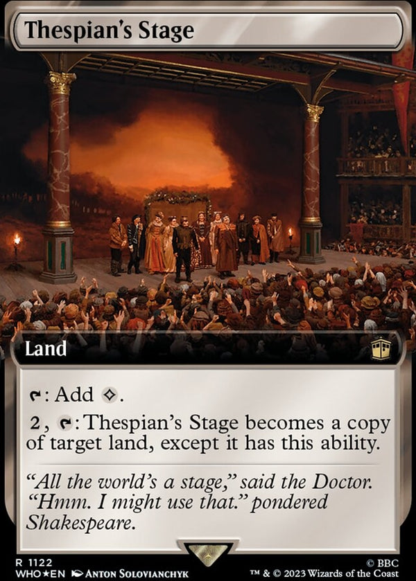 Thespian's Stage [#1122 Surge Foil Extended Art Reprint] (WHO-R)