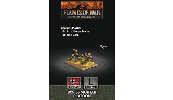 Flames of War: WWII: German (GE798) - 8cm SS Mortar Platoon (Late)